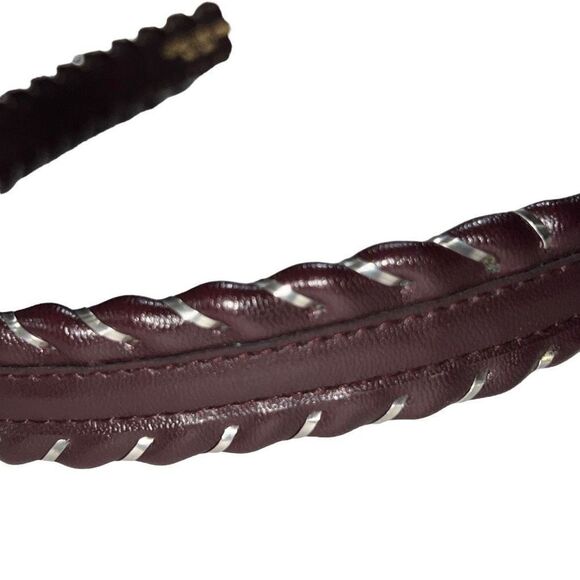 Vintage Genuine Steel Lace Belt Brown w/Silver Hardware Southwestern Belt - Picture 5 of 12